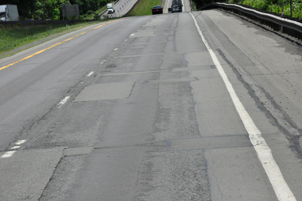 terrible road conditions oon I-81